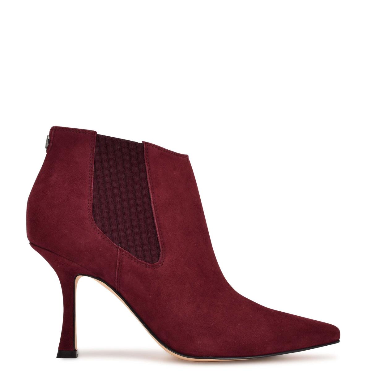 Booties Nine West Sofia Dress Mujer Burdeos | 0187GKSPB