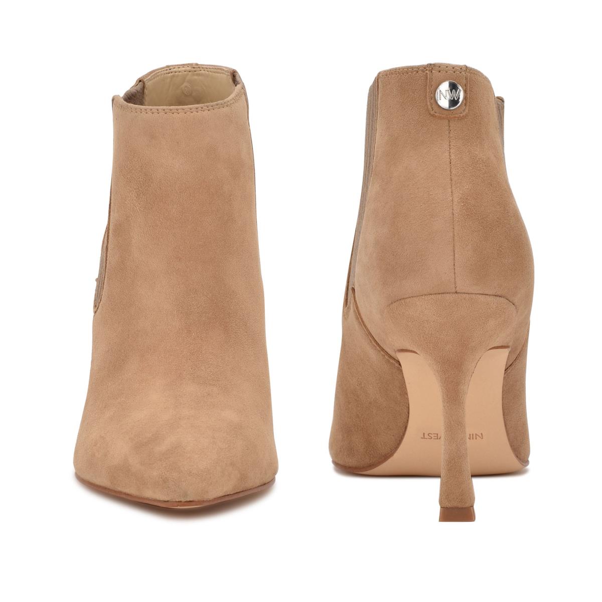 Booties Nine West Sofia Dress Mujer Marrones | 5032GFMXY