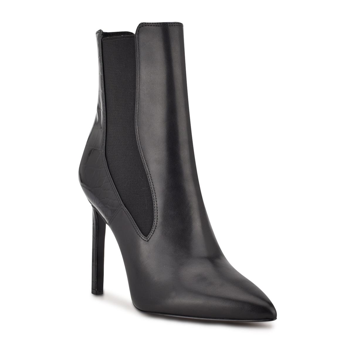 Booties Nine West Topit Dress Mujer Negras | 7498OJFMB