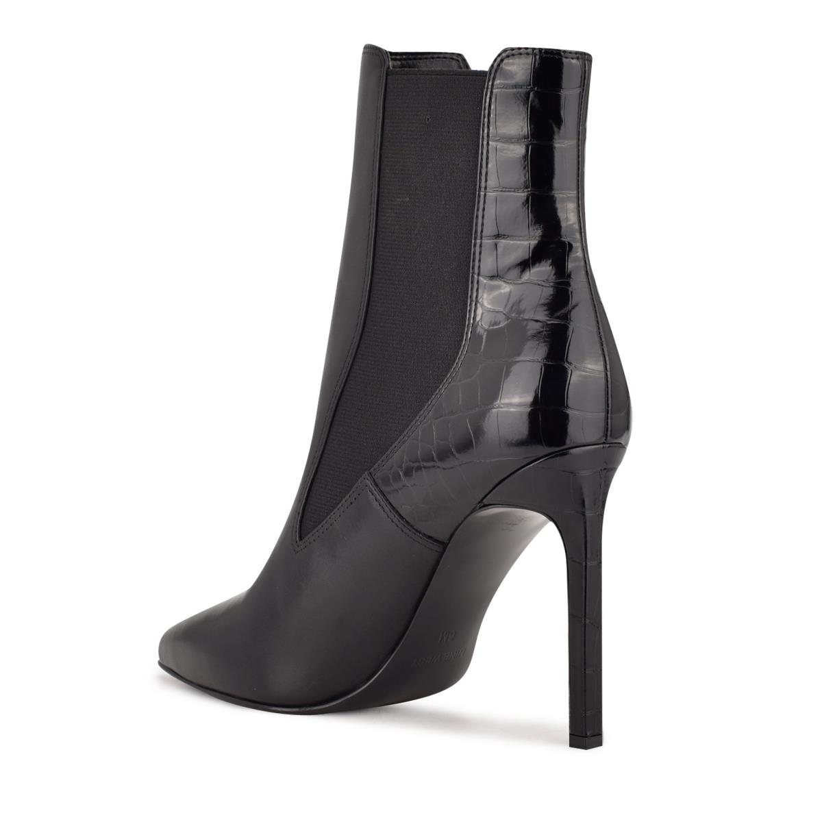 Booties Nine West Topit Dress Mujer Negras | 7498OJFMB