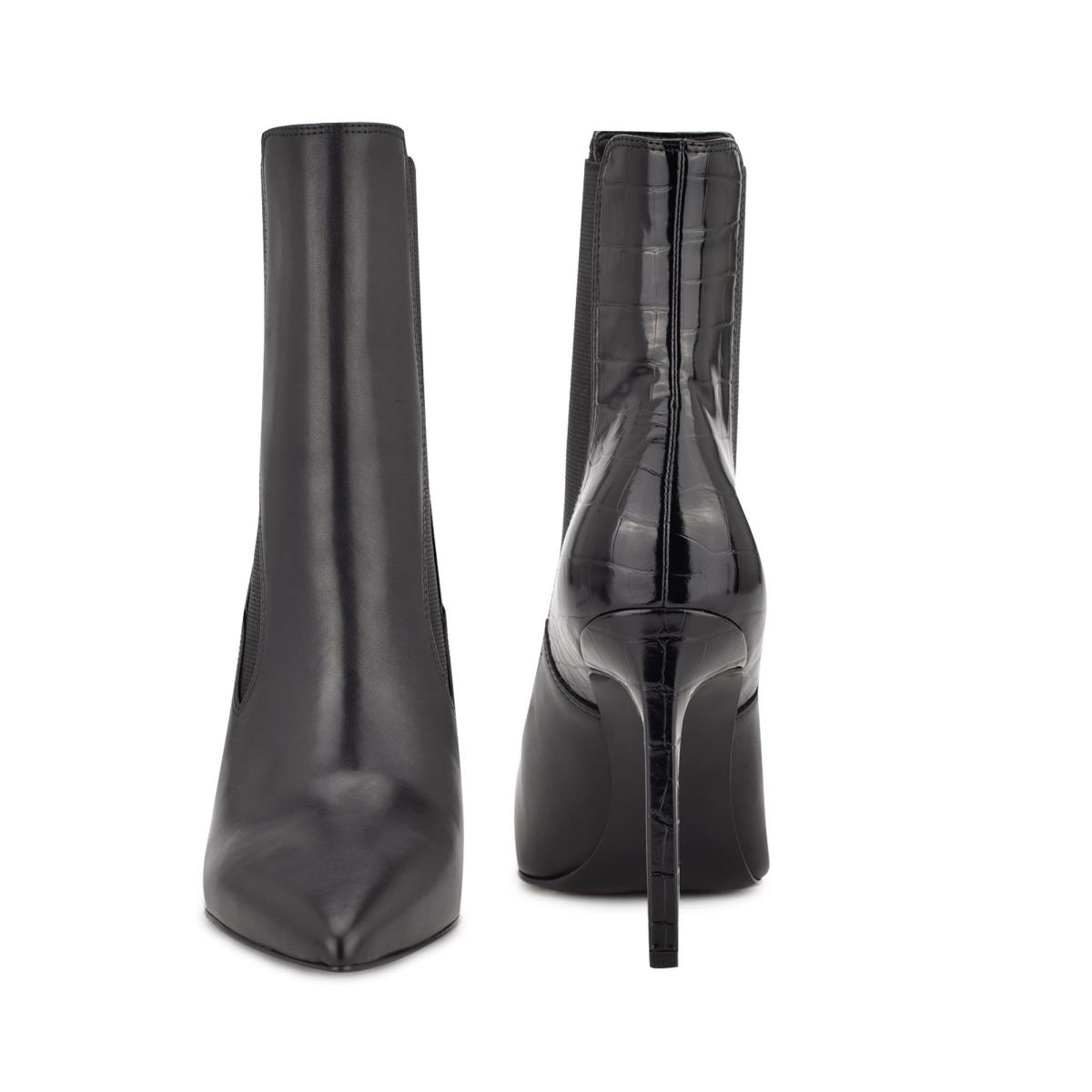 Booties Nine West Topit Dress Mujer Negras | 7498OJFMB