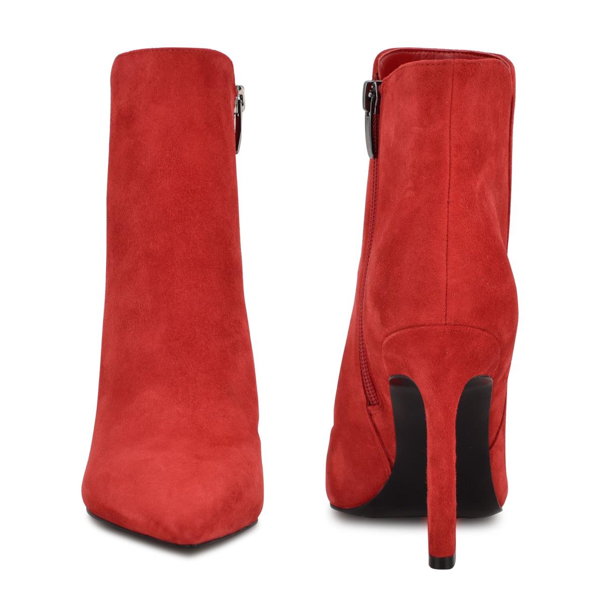 Booties Nine West Torrie Dress Mujer Rojas | 2510RABDG