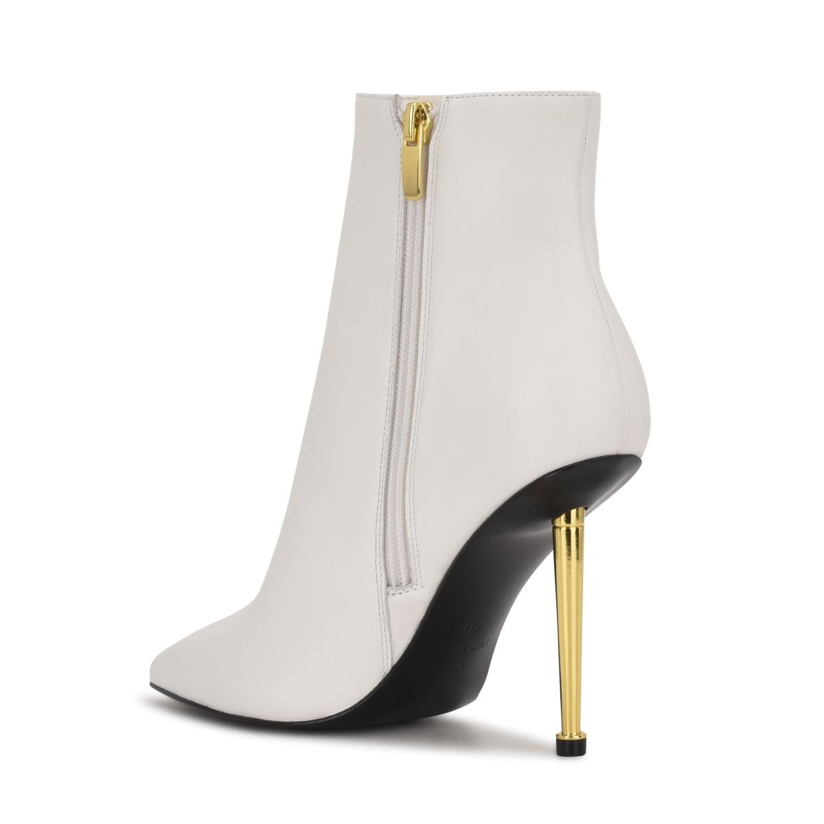 Booties Nine West Tryin Dress Mujer Blancas | 7482GATJP