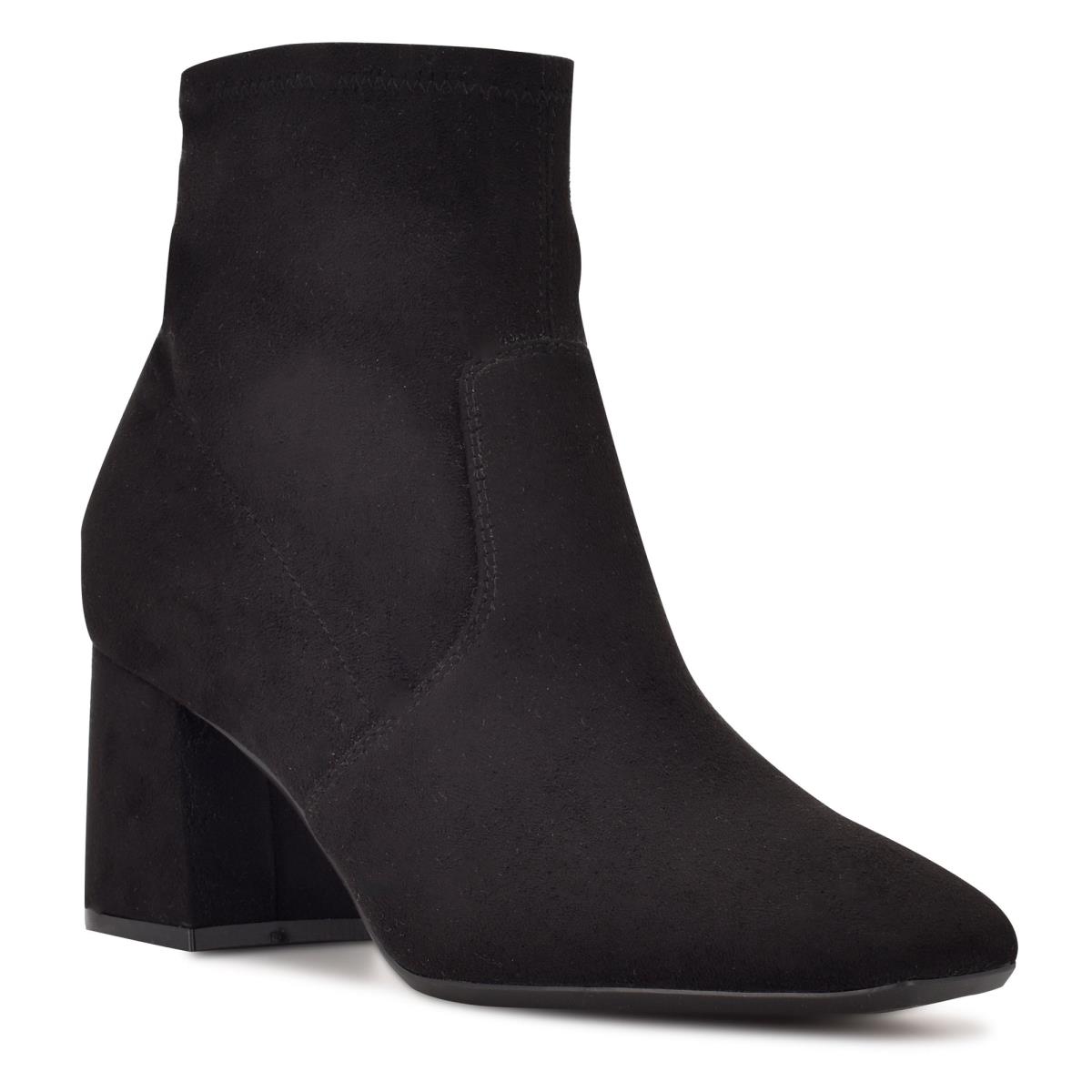 Booties Nine West Viper 9x9 Heeled Mujer Negras | 7436COARU