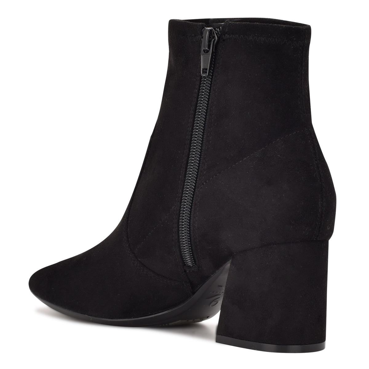 Booties Nine West Viper 9x9 Heeled Mujer Negras | 7436COARU