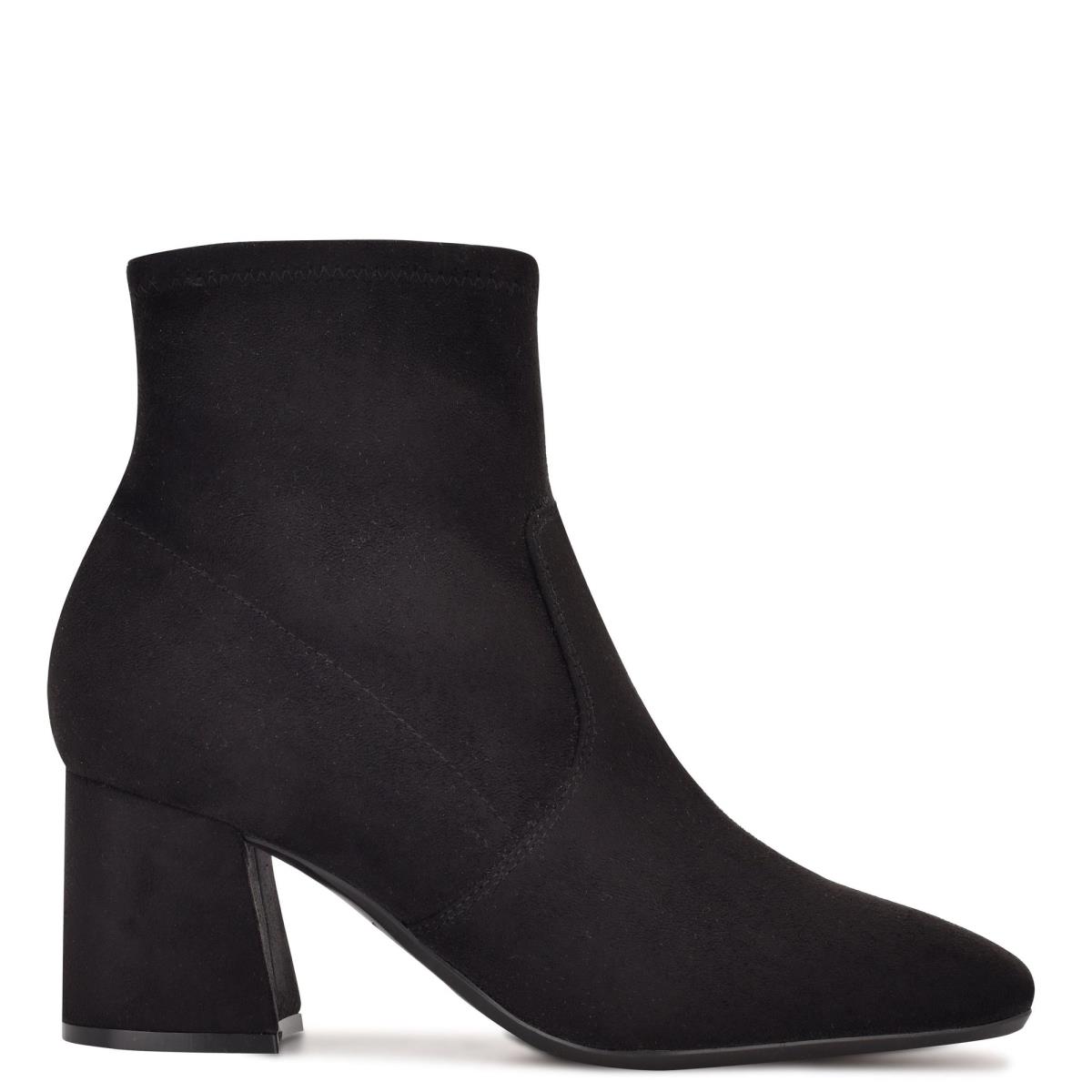 Booties Nine West Viper 9x9 Heeled Mujer Negras | 7436COARU