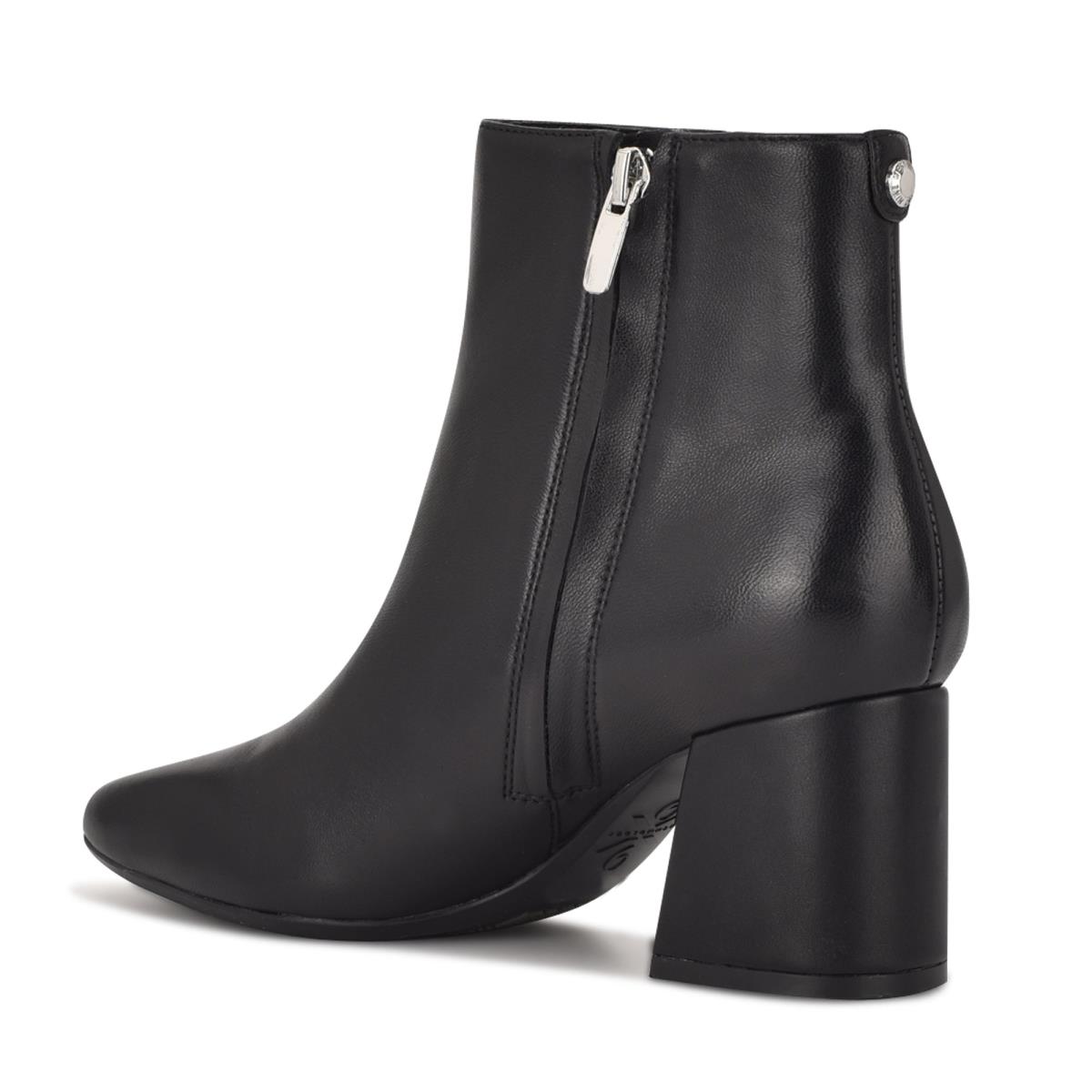 Booties Nine West Vivy 9x9 Heeled Mujer Negras | 2879VGBHJ