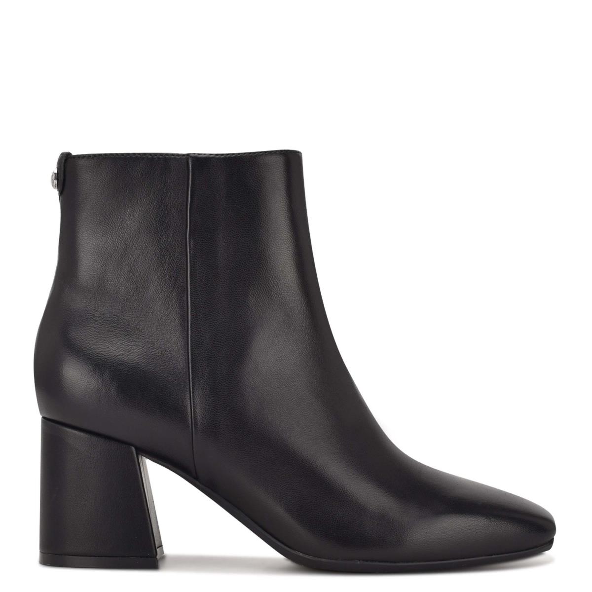 Booties Nine West Vivy 9x9 Heeled Mujer Negras | 2879VGBHJ