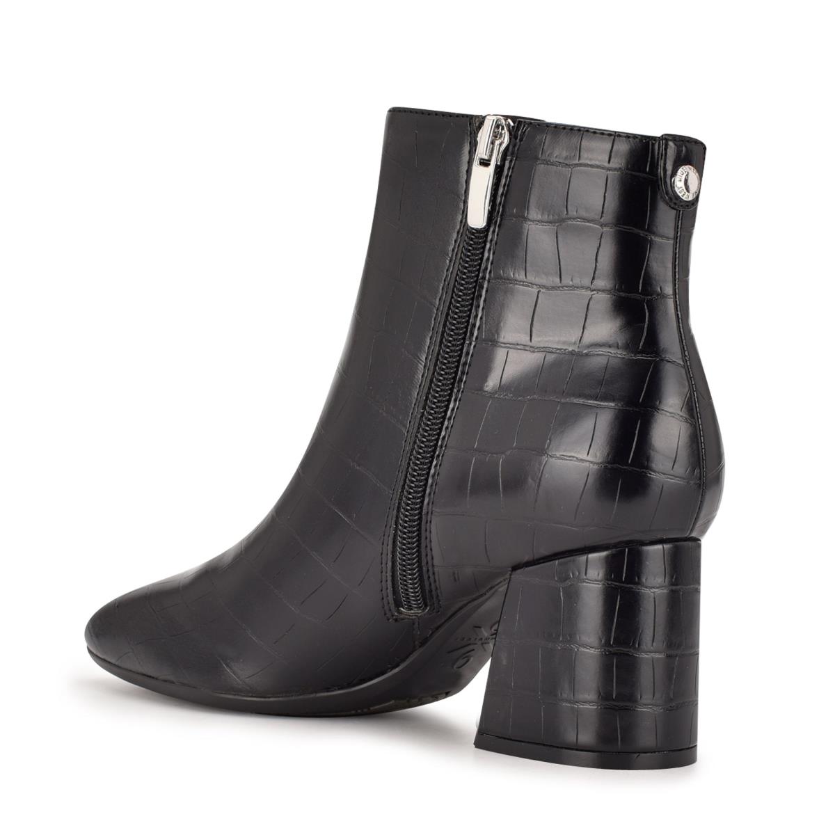 Booties Nine West Vivy 9x9 Heeled Mujer Negras | 8035GDFEL