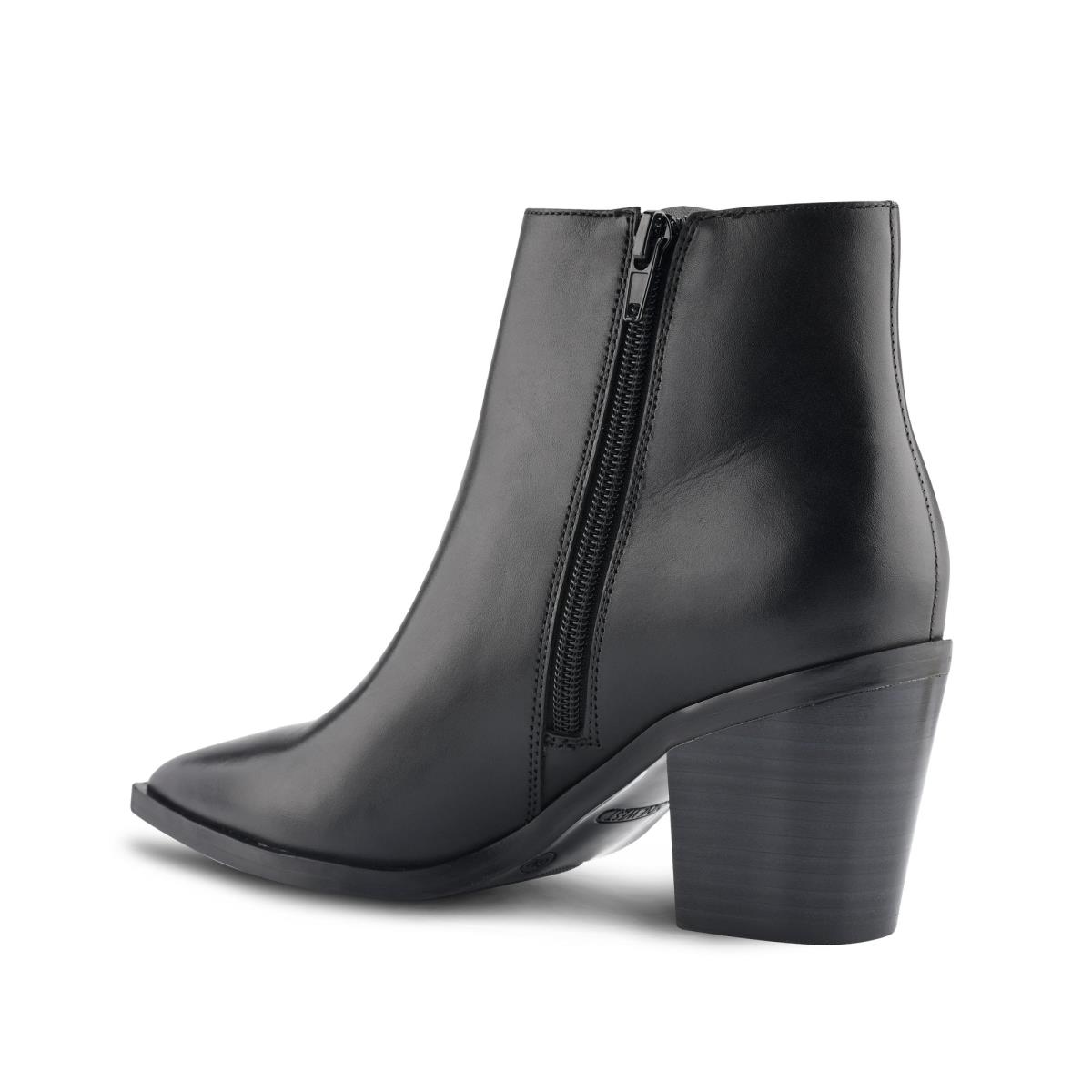 Booties Nine West Wearit Block Heel Mujer Negras | 9165NVAGB