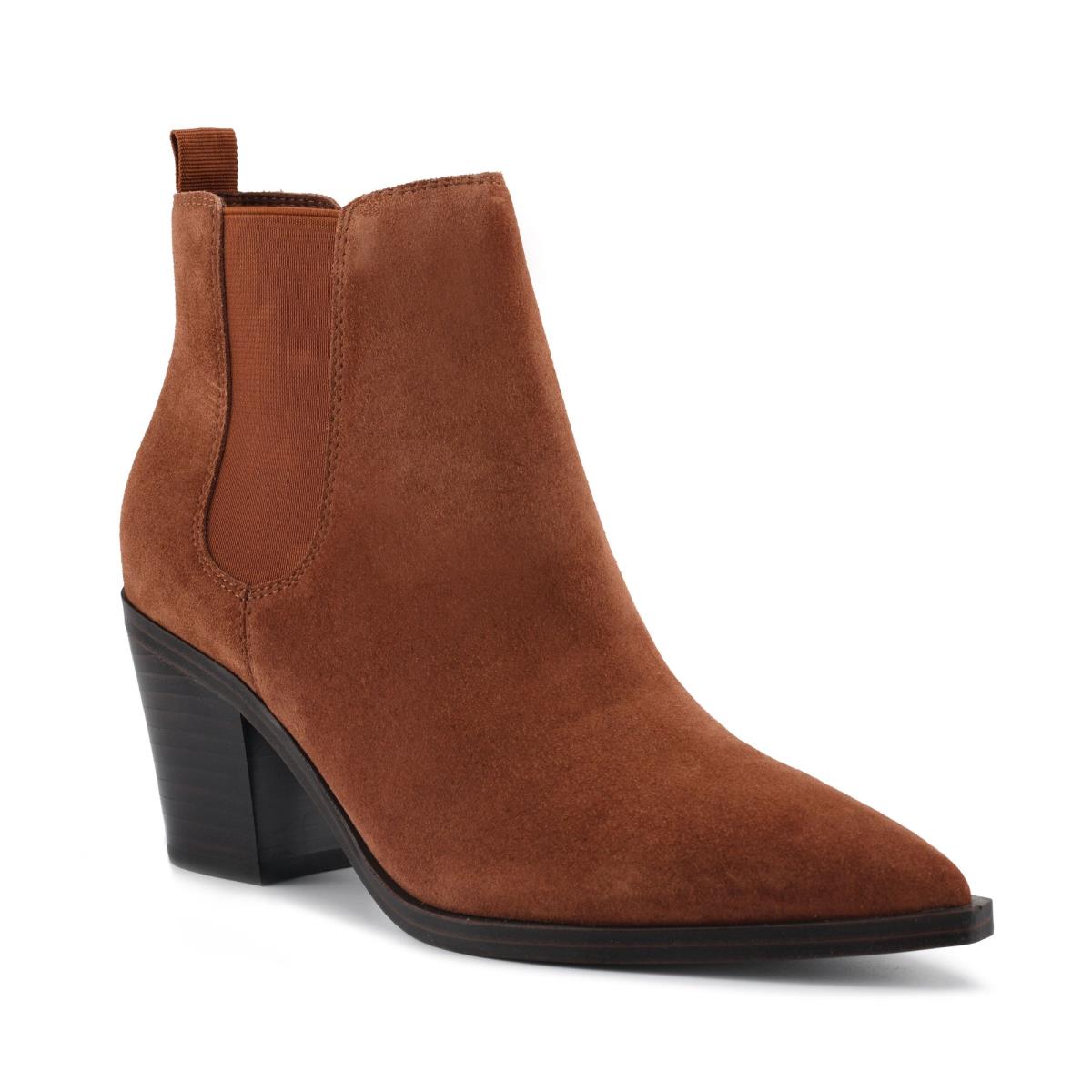 Booties Nine West Wyllis Block Heel Mujer Marrones Oscuro | 3872XIYJM