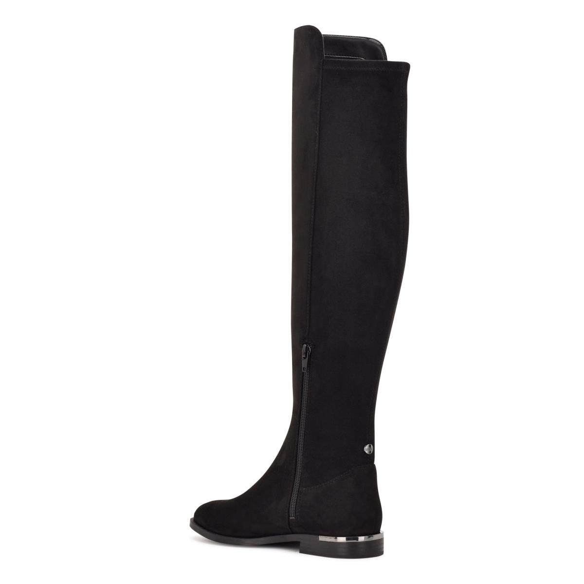 Botas Nine West Allair Over the Knee Mujer Negras | 8045YWZGM