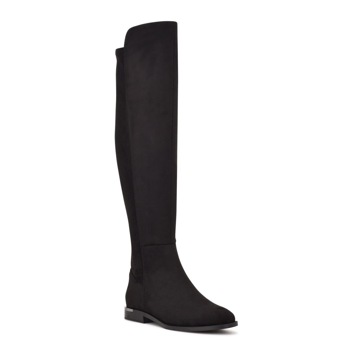 Botas Nine West Allair Wide Calf Over the Knee Mujer Negras | 0748CSTAE