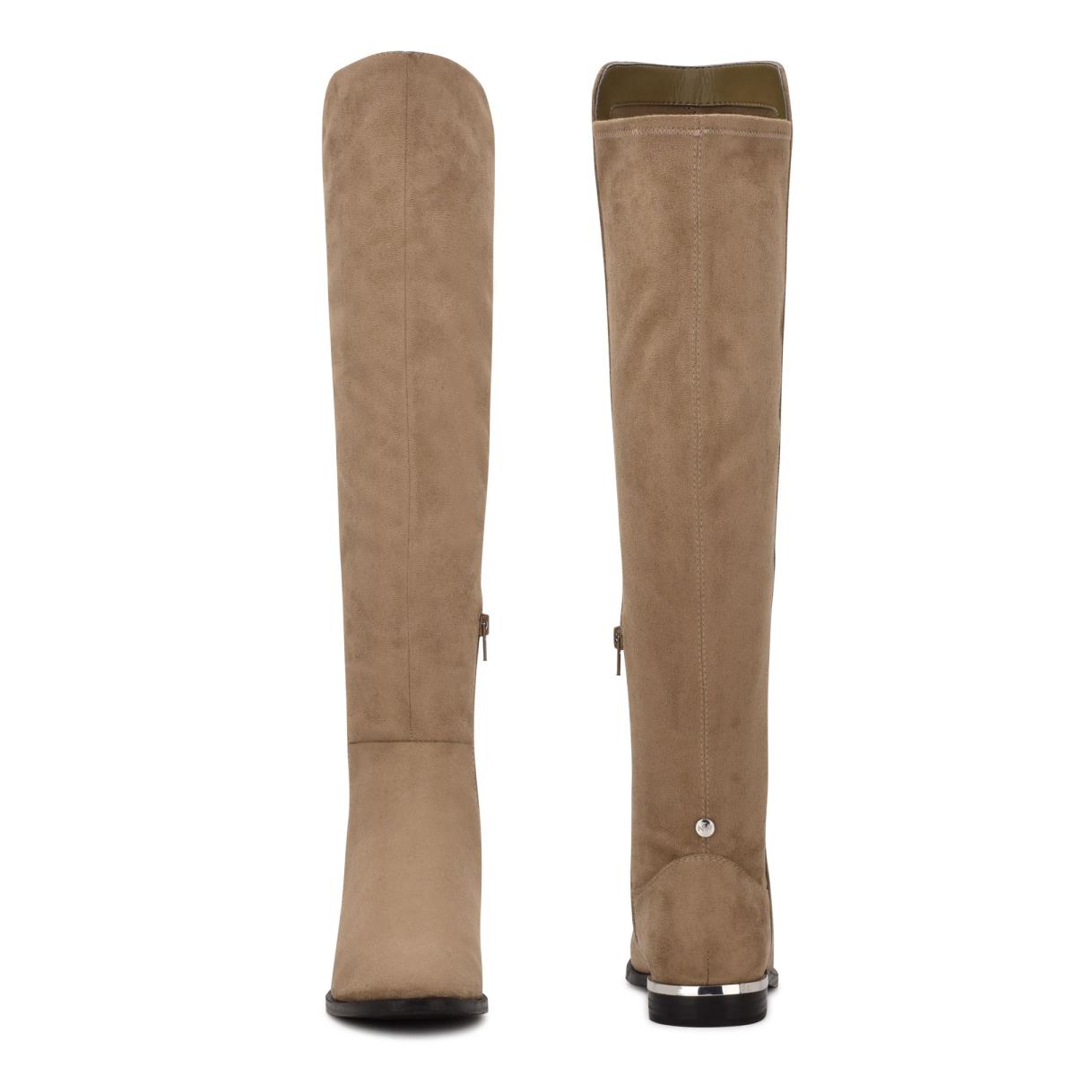 Botas Nine West Allair Wide Calf Over the Knee Mujer Marrones | 5231WEUYK