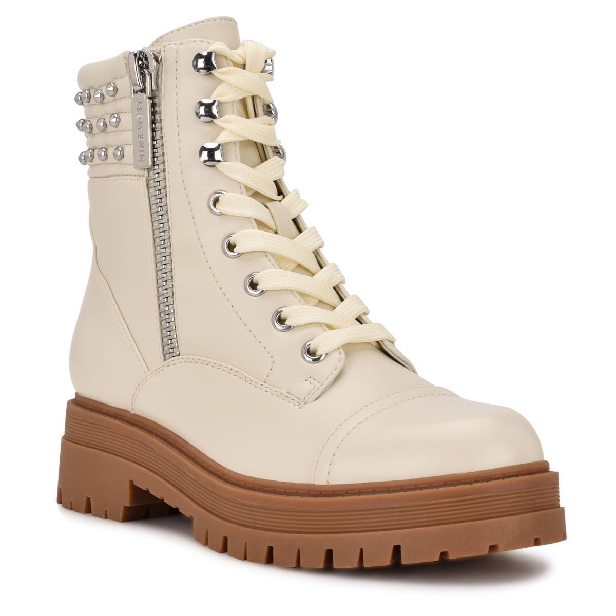 Botas Nine West Pimmz Lug Sole Mujer Beige | 4769ZITBO