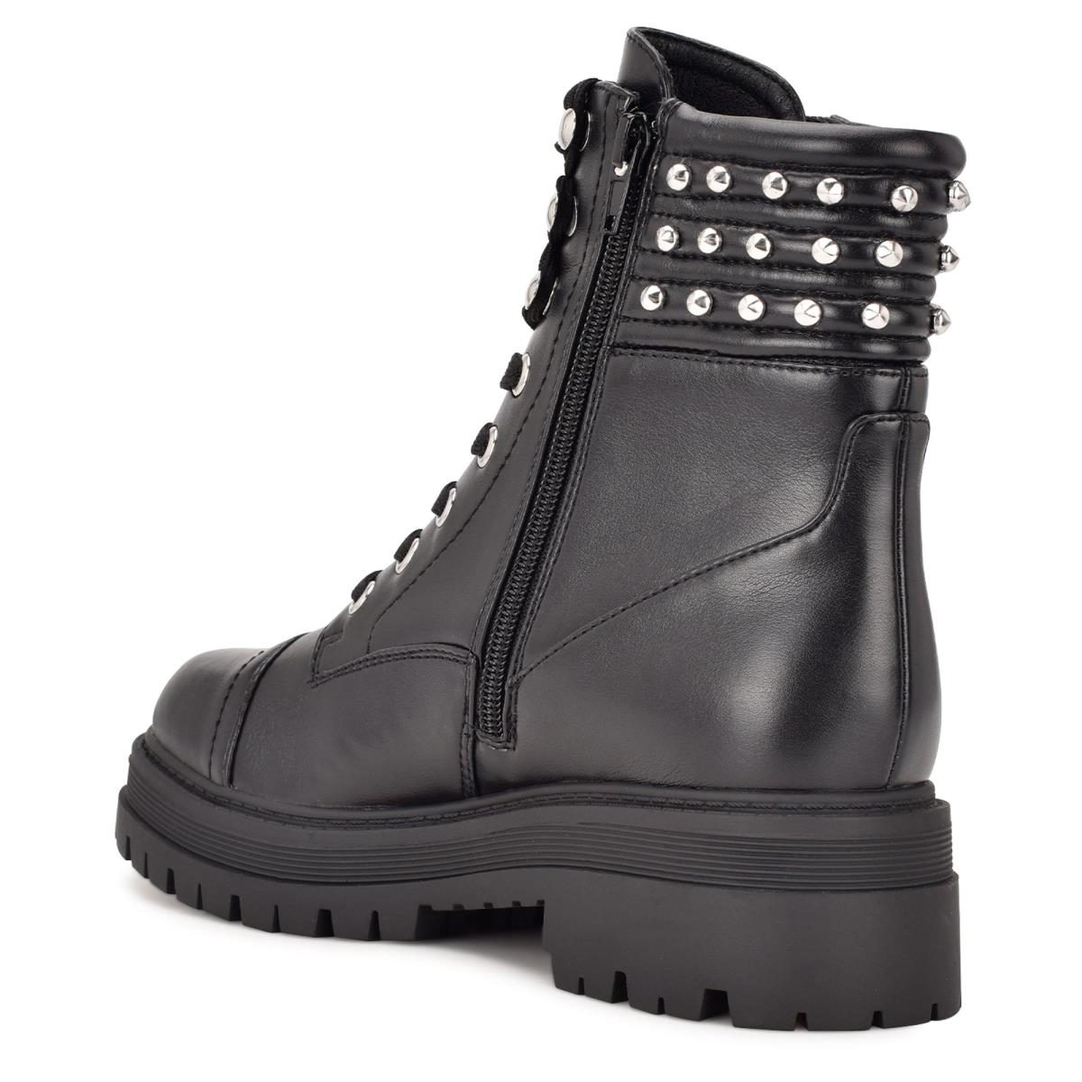 Botas Nine West Pimmz Lug Sole Mujer Negras | 4068ZQFNK