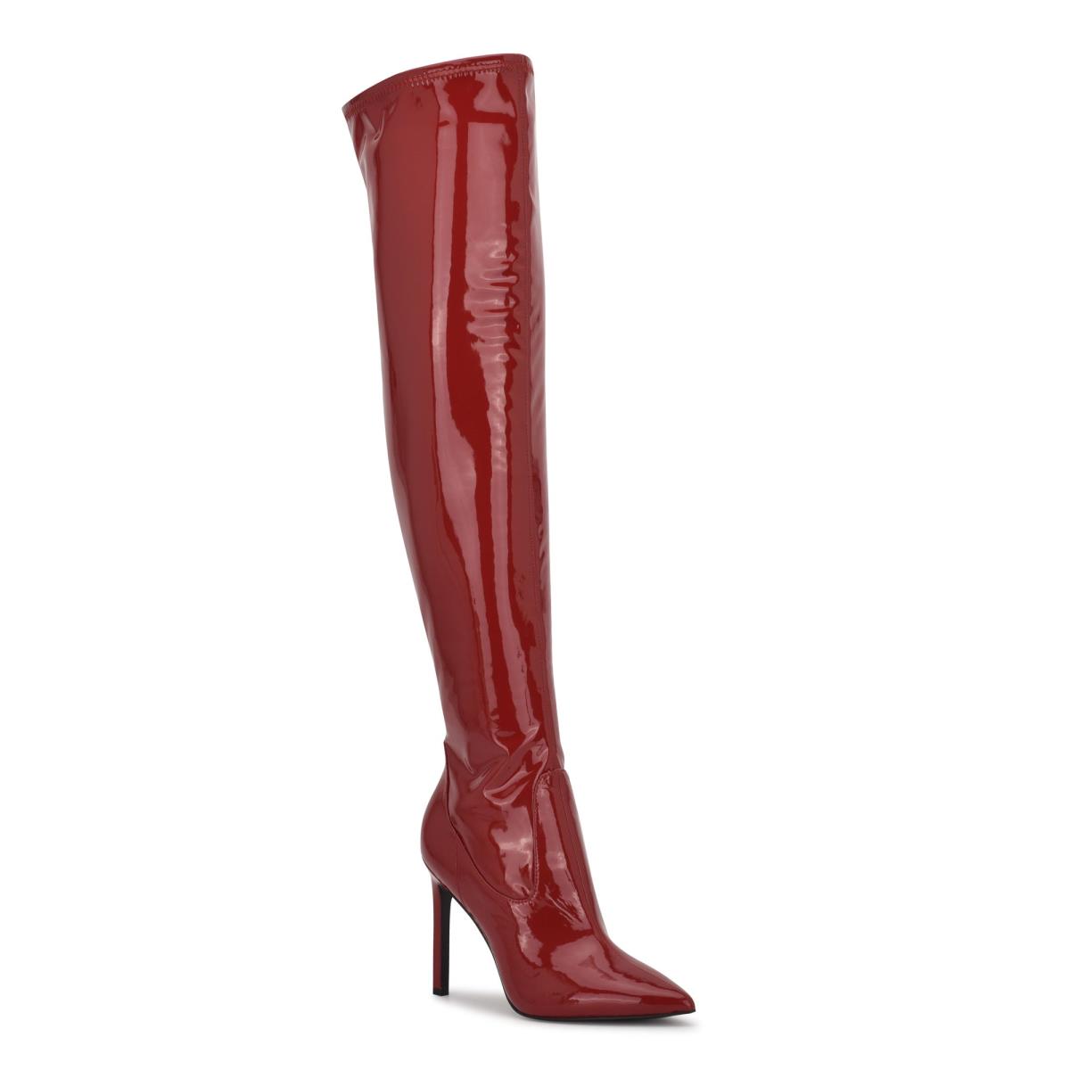 Botas Nine West Tacy Over The Knee Mujer Rojas | 6501CGLOZ