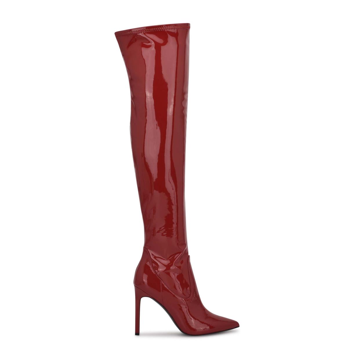 Botas Nine West Tacy Over The Knee Mujer Rojas | 6501CGLOZ