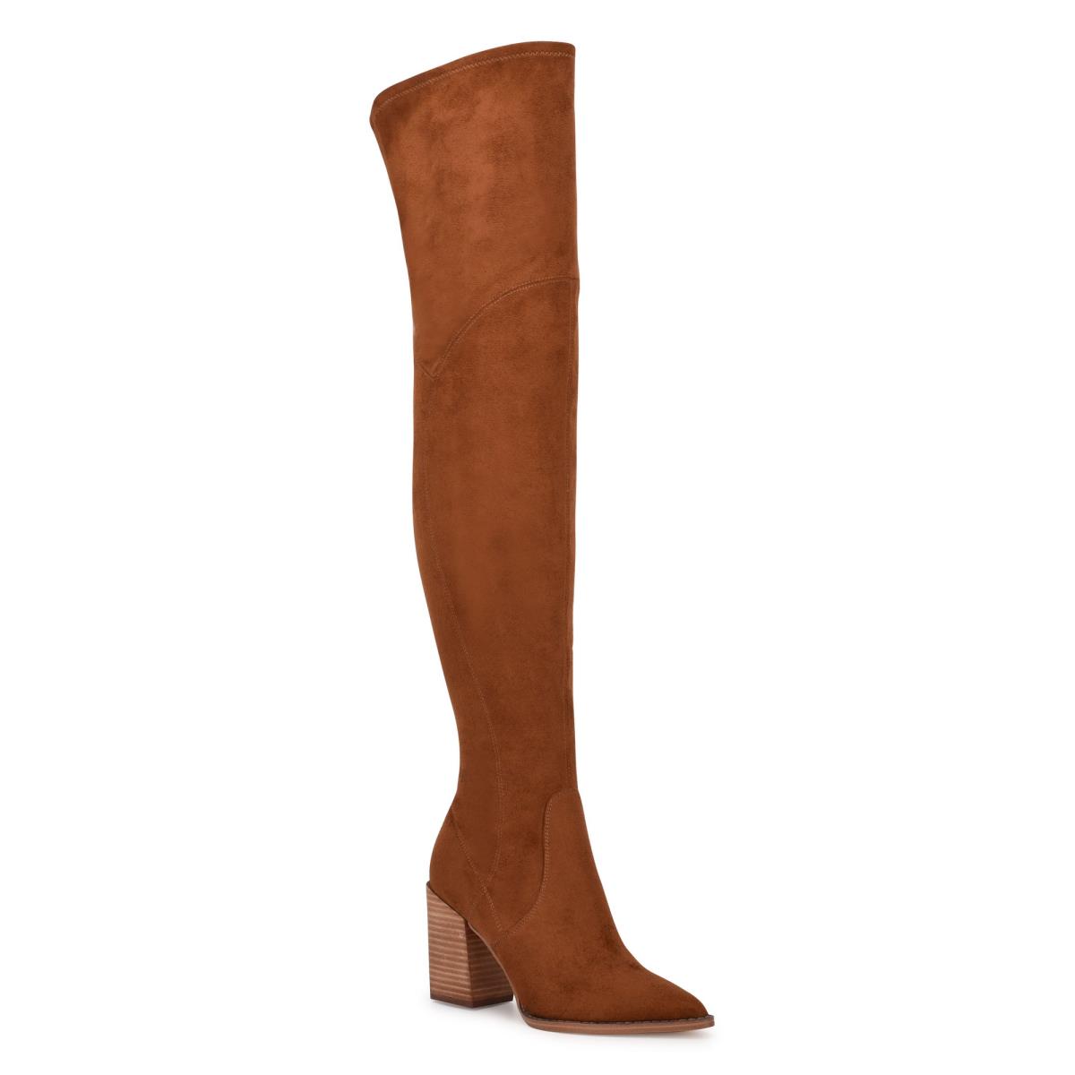 Botas de Tacon Nine West Barret Over The Knee Mujer Marrones | 5930TUQIB