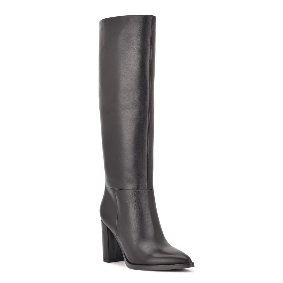 Botas de Tacon Nine West Hiya Mujer Negras | 5104RSEYM