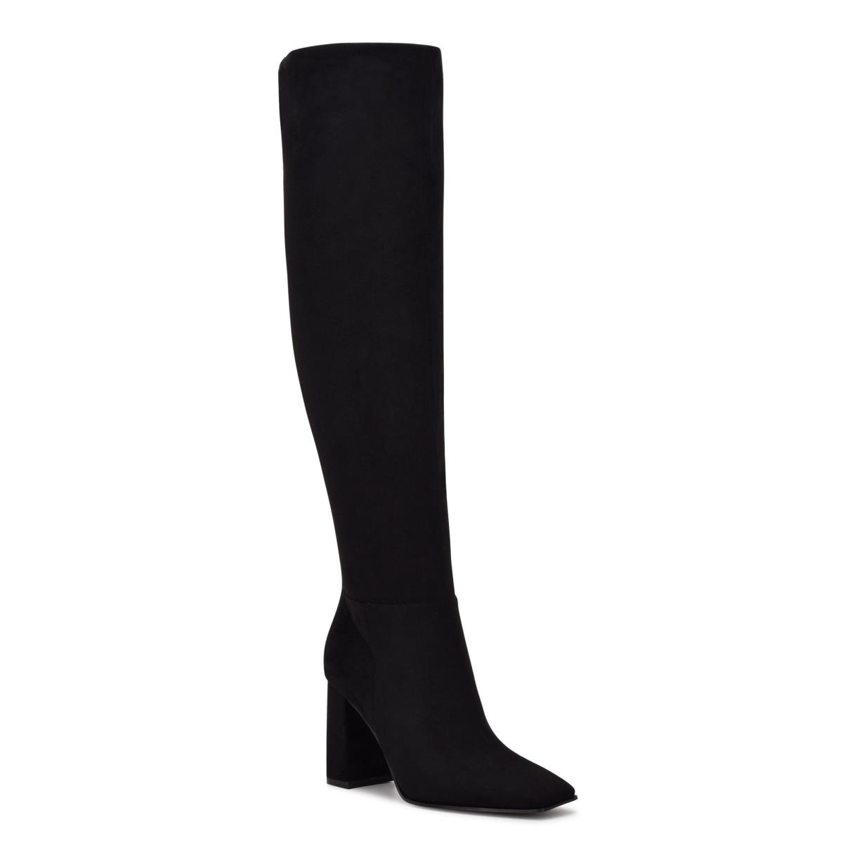 Botas de Tacon Nine West Kalida Mujer Negras | 5647LBCAW