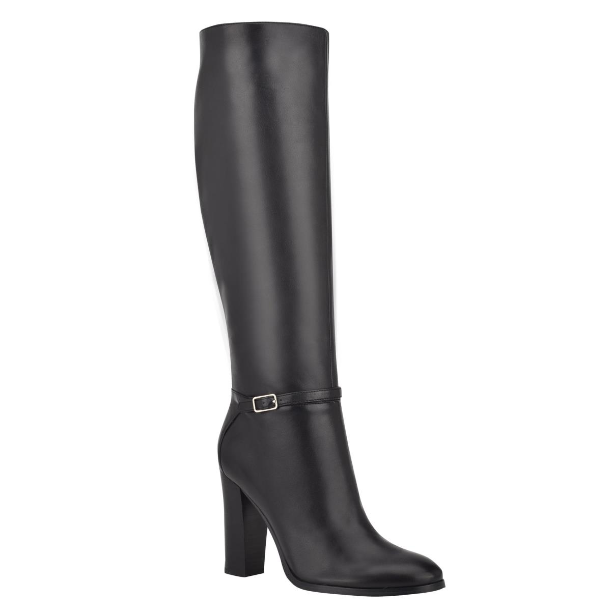 Botas de Tacon Nine West Kimy Mujer Negras | 7630KBNMH