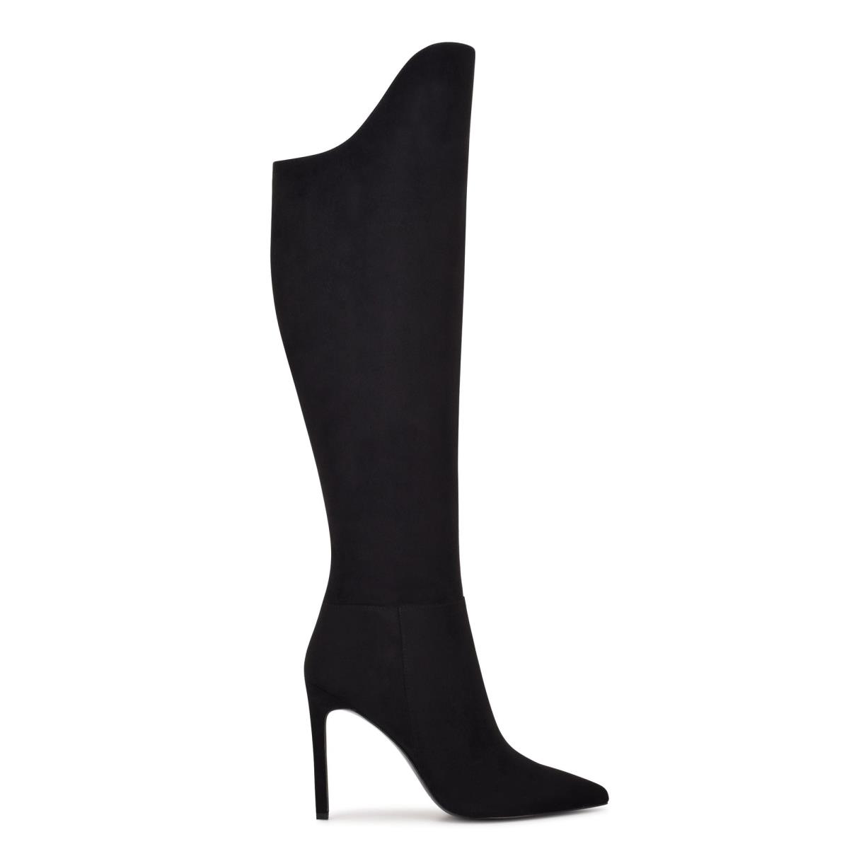 Botas de Tacon Nine West Teleena Mujer Negras | 3105SCDBZ