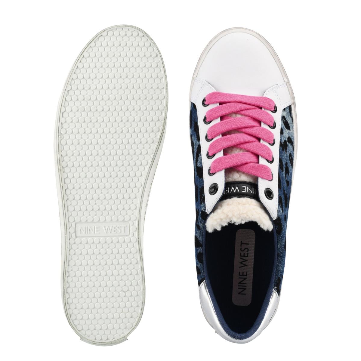 Casual Sneakers Nine West Best Mujer Azules Leopardo | 3274FVXLQ