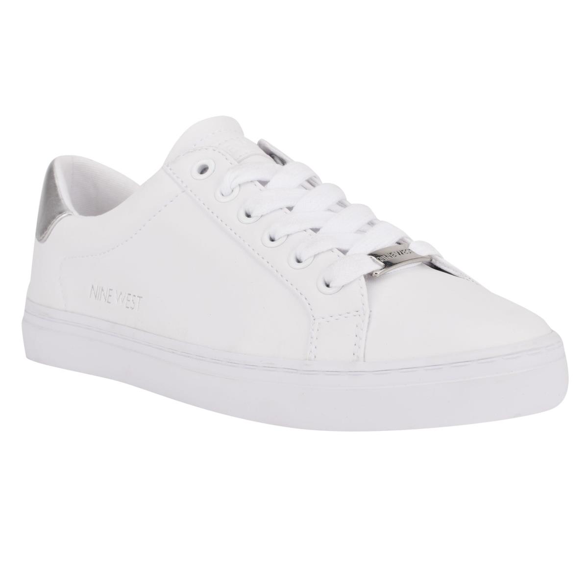 Casual Sneakers Nine West Best Mujer Blancas Plateadas | 4961EUTBV