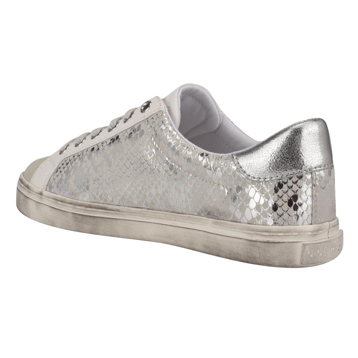 Casual Sneakers Nine West Best Mujer Plateadas | 0427NDORM