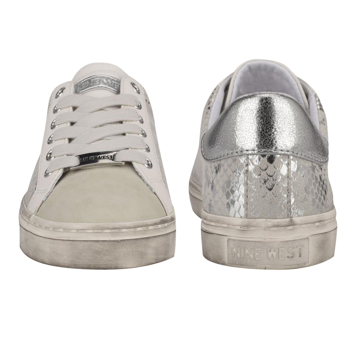 Casual Sneakers Nine West Best Mujer Plateadas | 0427NDORM