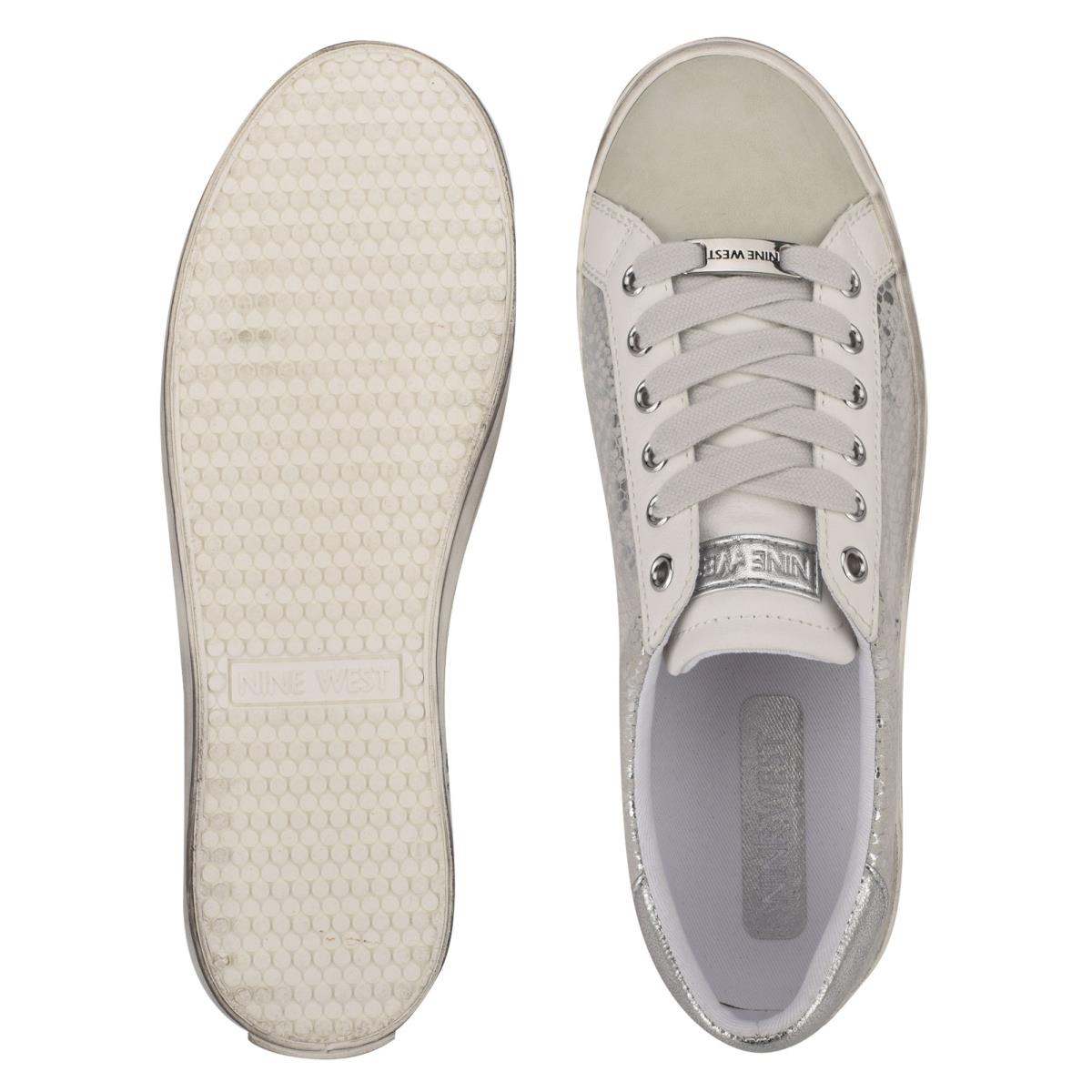 Casual Sneakers Nine West Best Mujer Plateadas | 0427NDORM