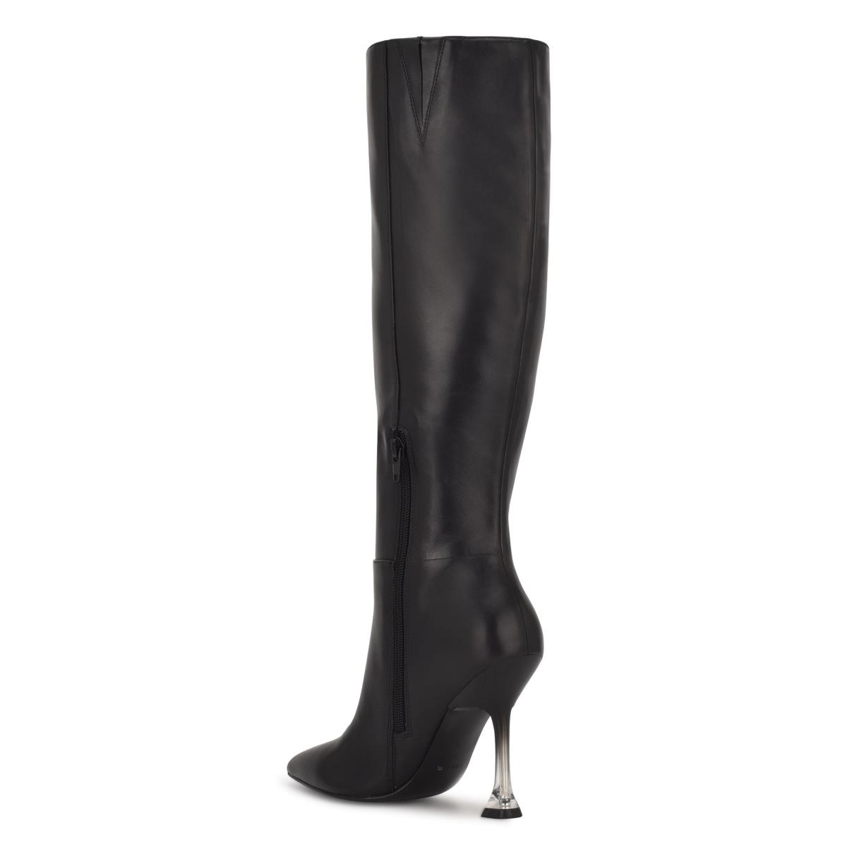 Dress Boots Nine West Talya Mujer Negras | 0491XPNTR