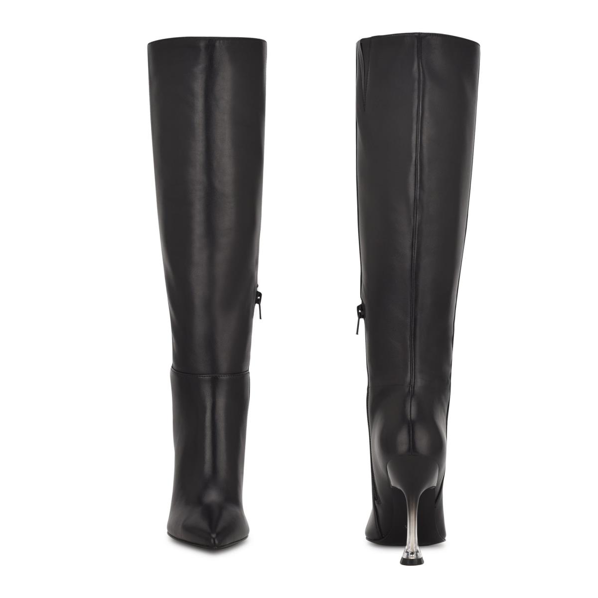 Dress Boots Nine West Talya Mujer Negras | 0491XPNTR