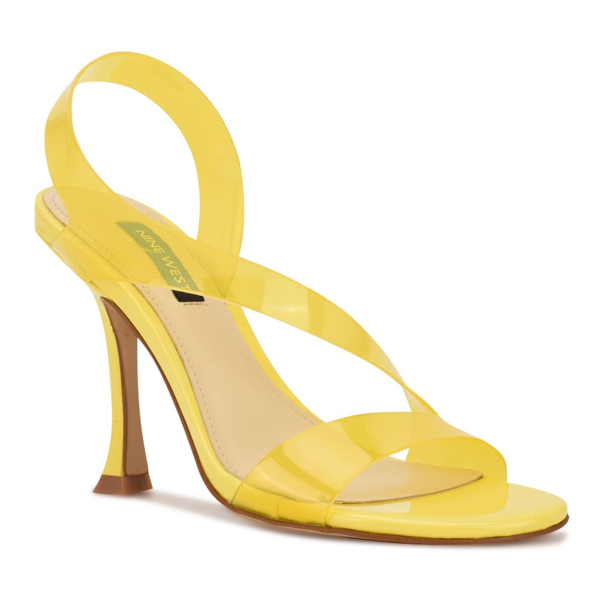 Dress Sandals Nine West Irise Mujer Amarillo | 4365ZTHNS