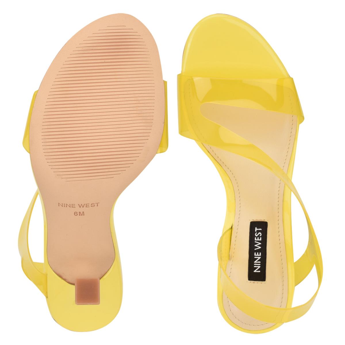 Dress Sandals Nine West Irise Mujer Amarillo | 4365ZTHNS