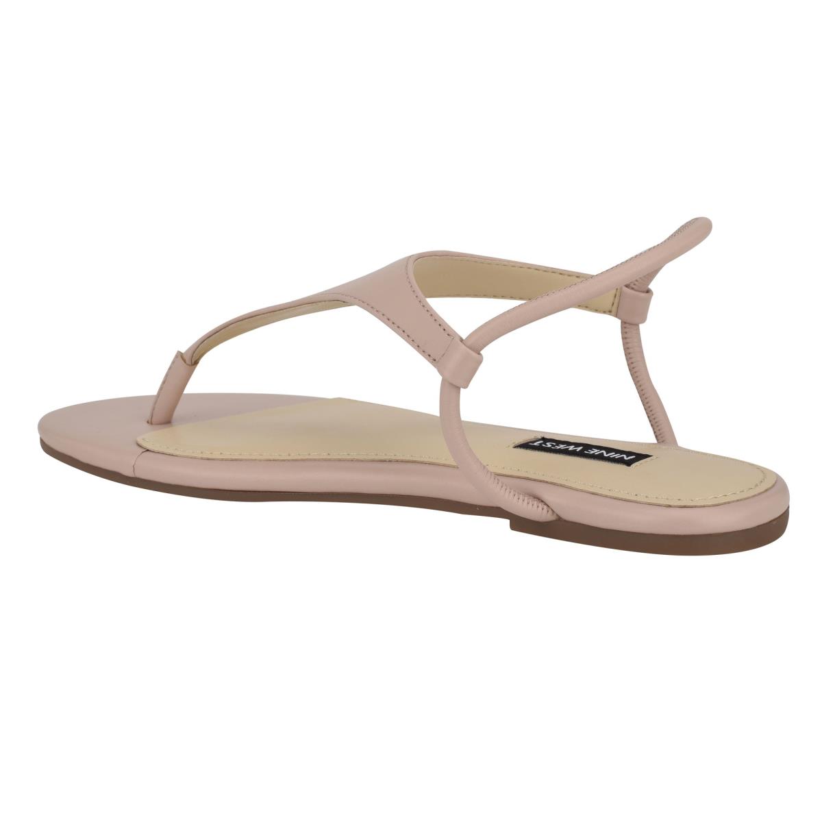 Flat Sandals Nine West Braydin Stretch Mujer Beige | 2168NYUHB