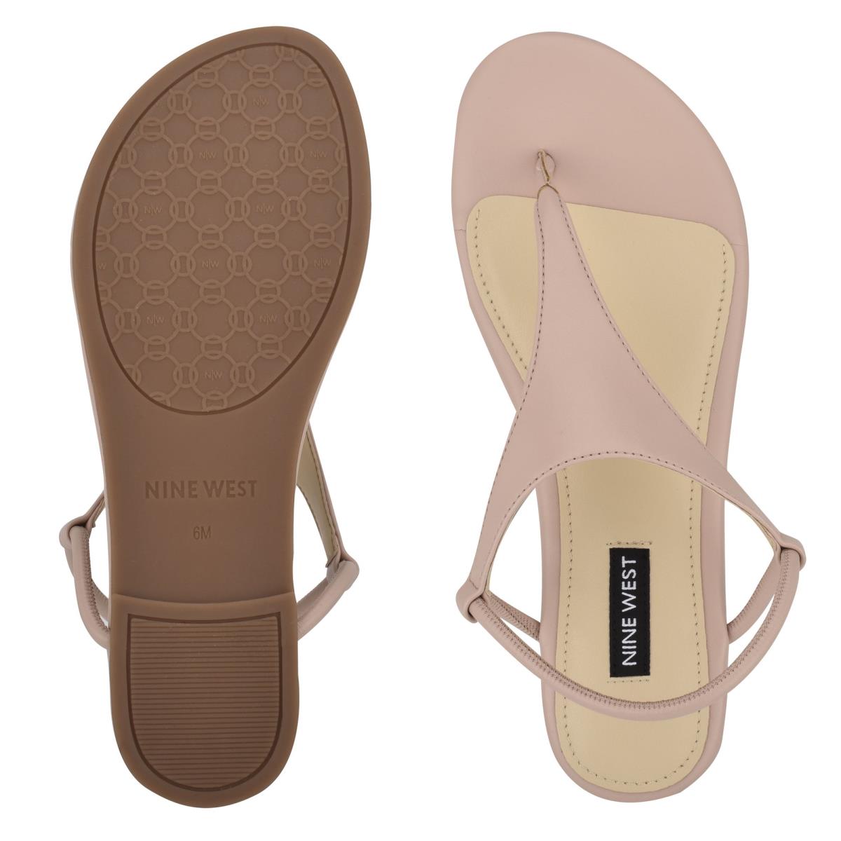 Flat Sandals Nine West Braydin Stretch Mujer Beige | 2168NYUHB