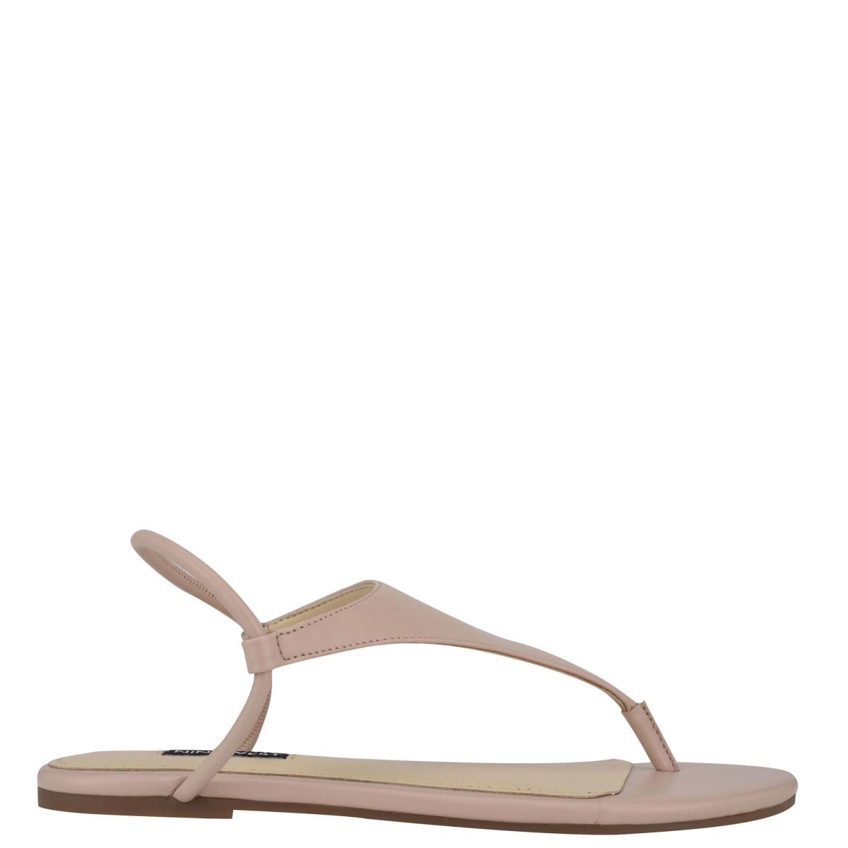 Flat Sandals Nine West Braydin Stretch Mujer Beige | 2168NYUHB