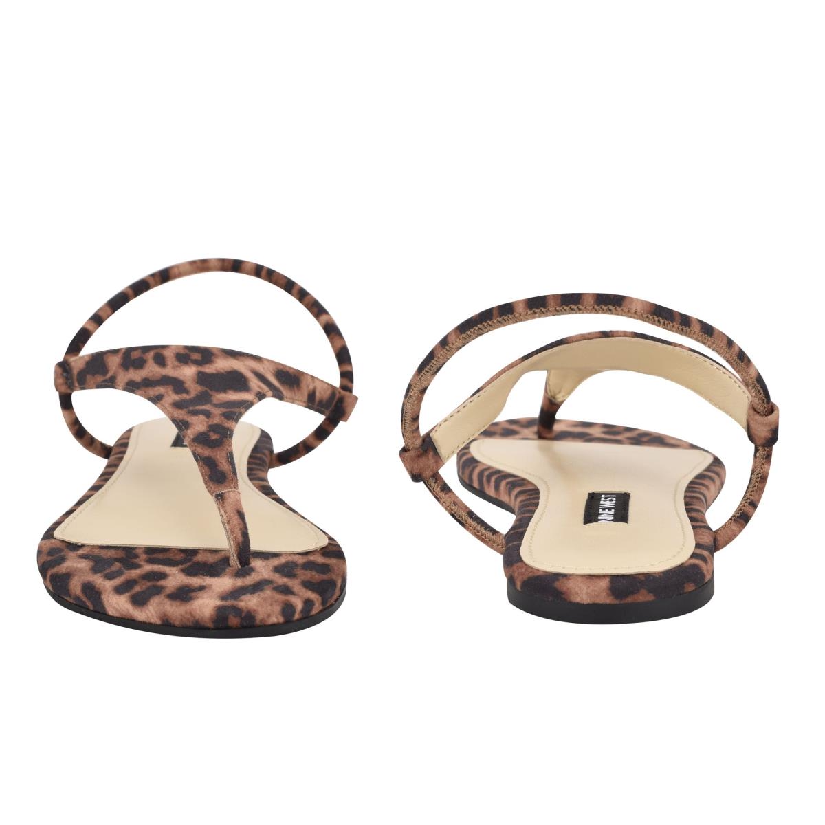 Flat Sandals Nine West Braydin Stretch Mujer Leopardo | 5043PVOCD