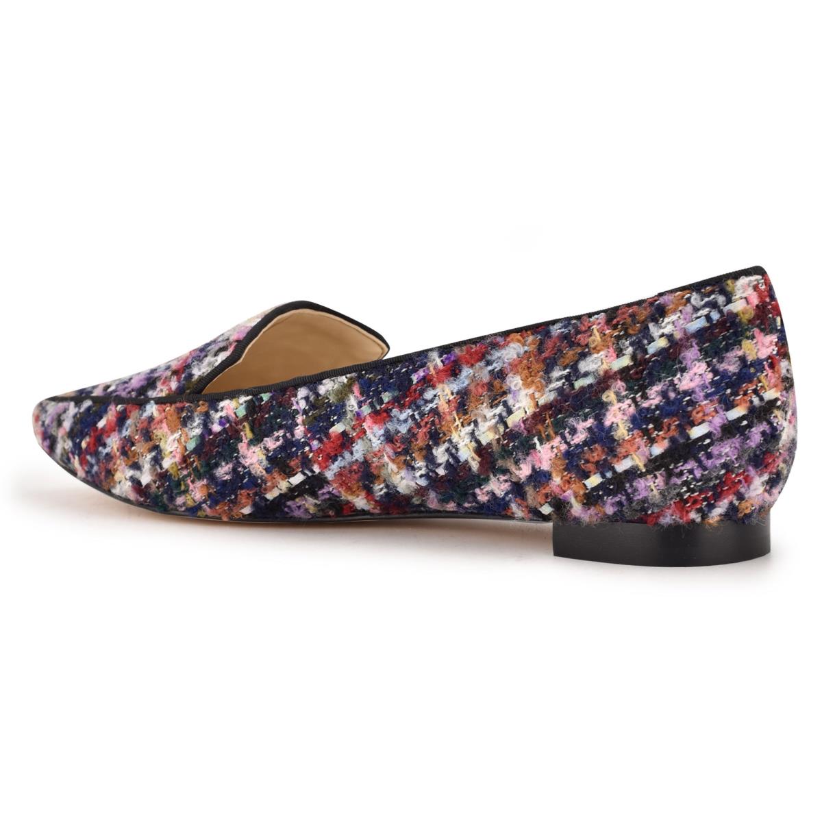 Flats Nine West Abay Smoking Mujer Azules Multicolor | 0671CDNTK