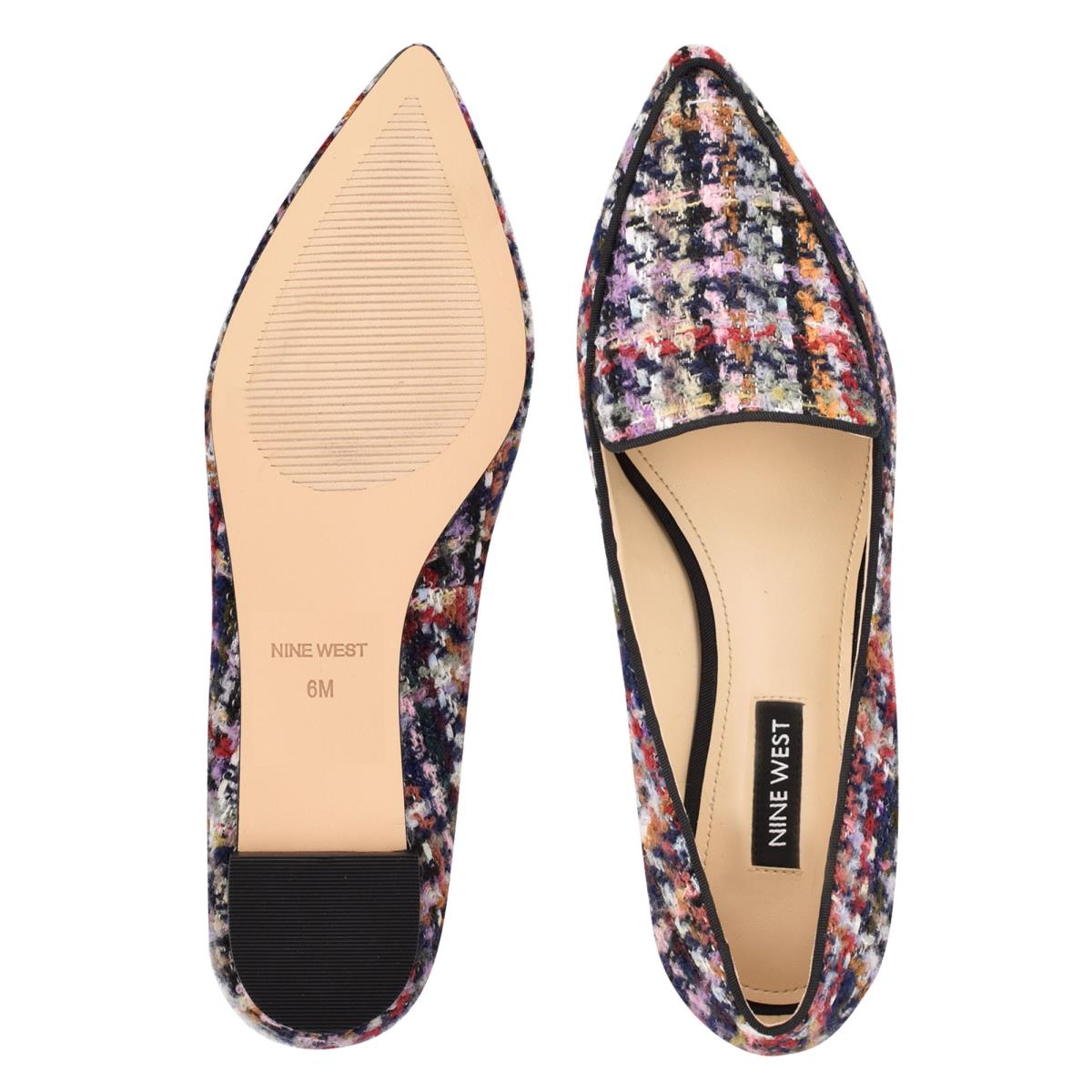 Flats Nine West Abay Smoking Mujer Azules Multicolor | 0671CDNTK