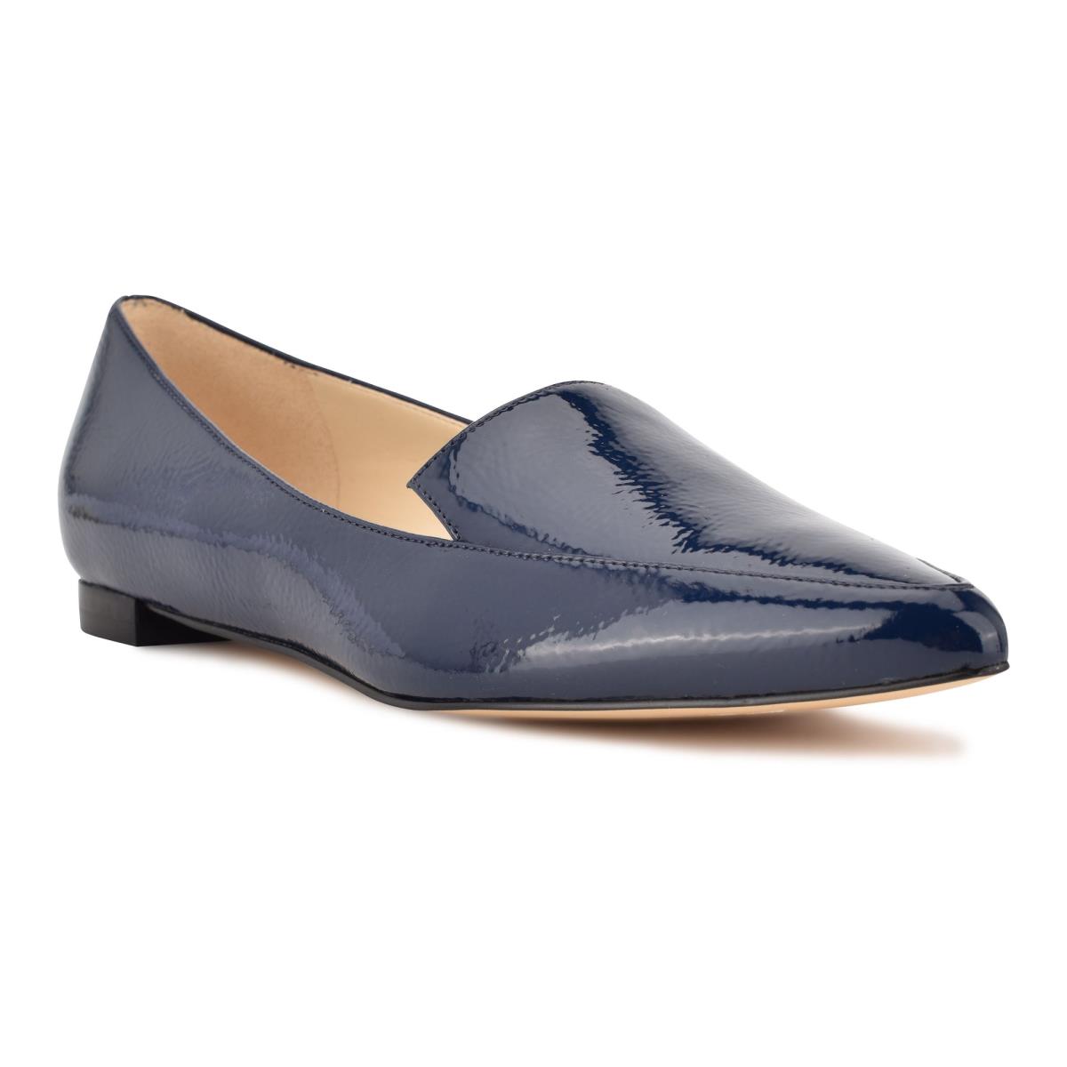 Flats Nine West Abay Smoking Mujer Azules | 6582DSOJX