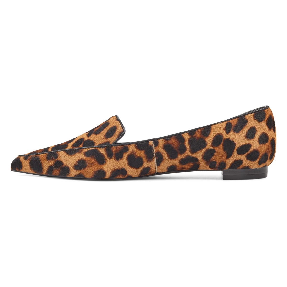 Flats Nine West Abay Smoking Mujer Leopardo | 9501KIFPX