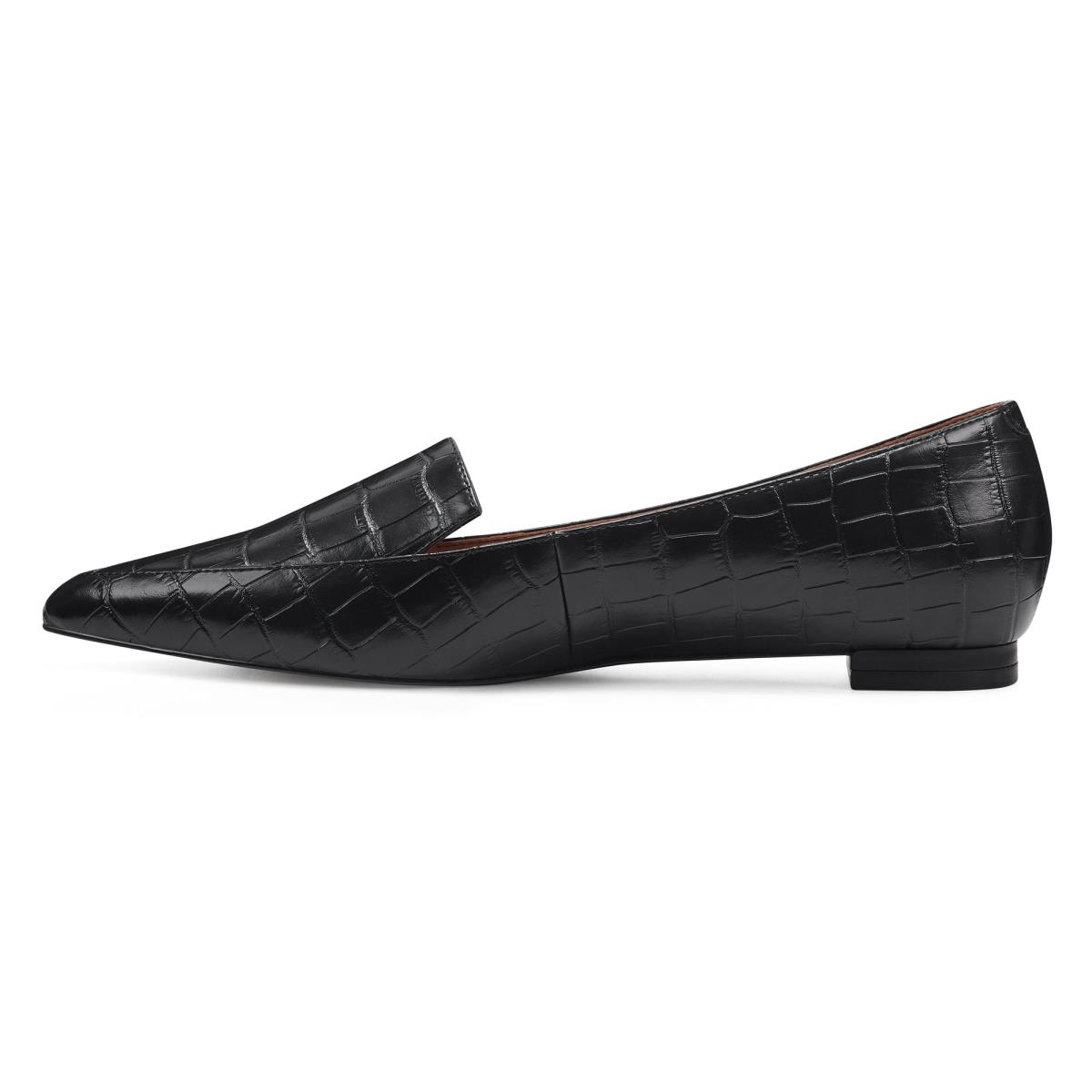 Flats Nine West Abay Smoking Mujer Negras | 4803IYZND