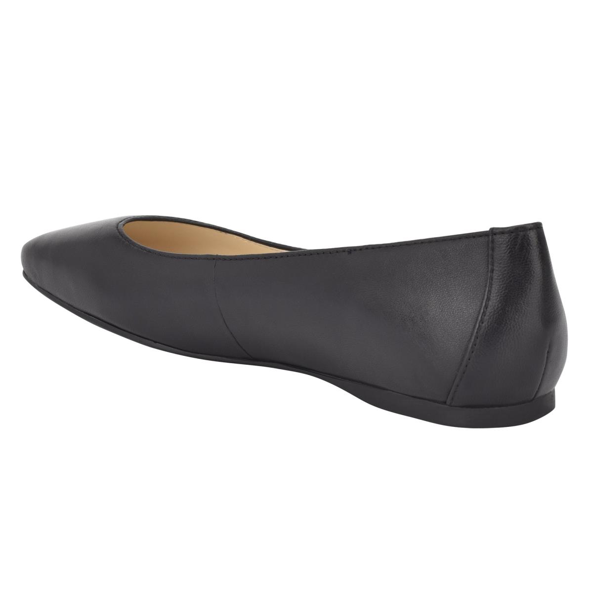 Flats Nine West Alena Square-Toe Mujer Negras | 3049YOENW