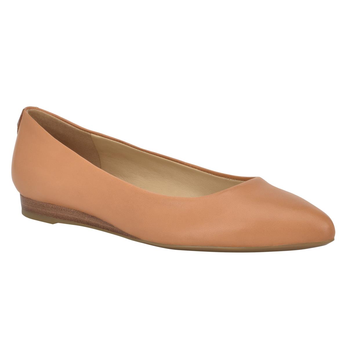 Flats Nine West Ferdi 9x9 Pointy Toe Mujer Beige | 5048QPCKM