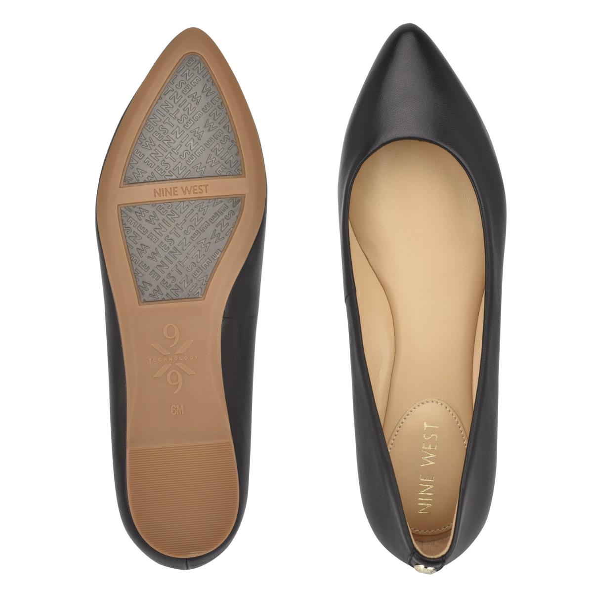 Flats Nine West Ferdi 9x9 Pointy Toe Mujer Negras | 7602XSYUW