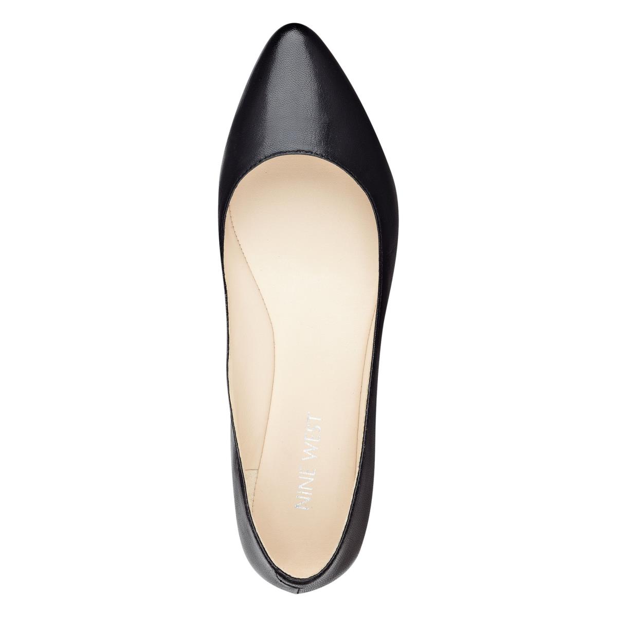 Flats Nine West Speakup Almond Toe Mujer Negras | 5260BIMLS