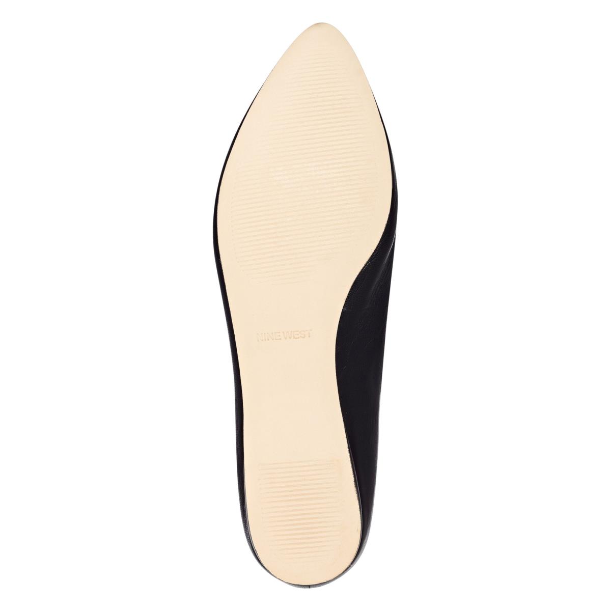 Flats Nine West Speakup Almond Toe Mujer Negras | 5260BIMLS